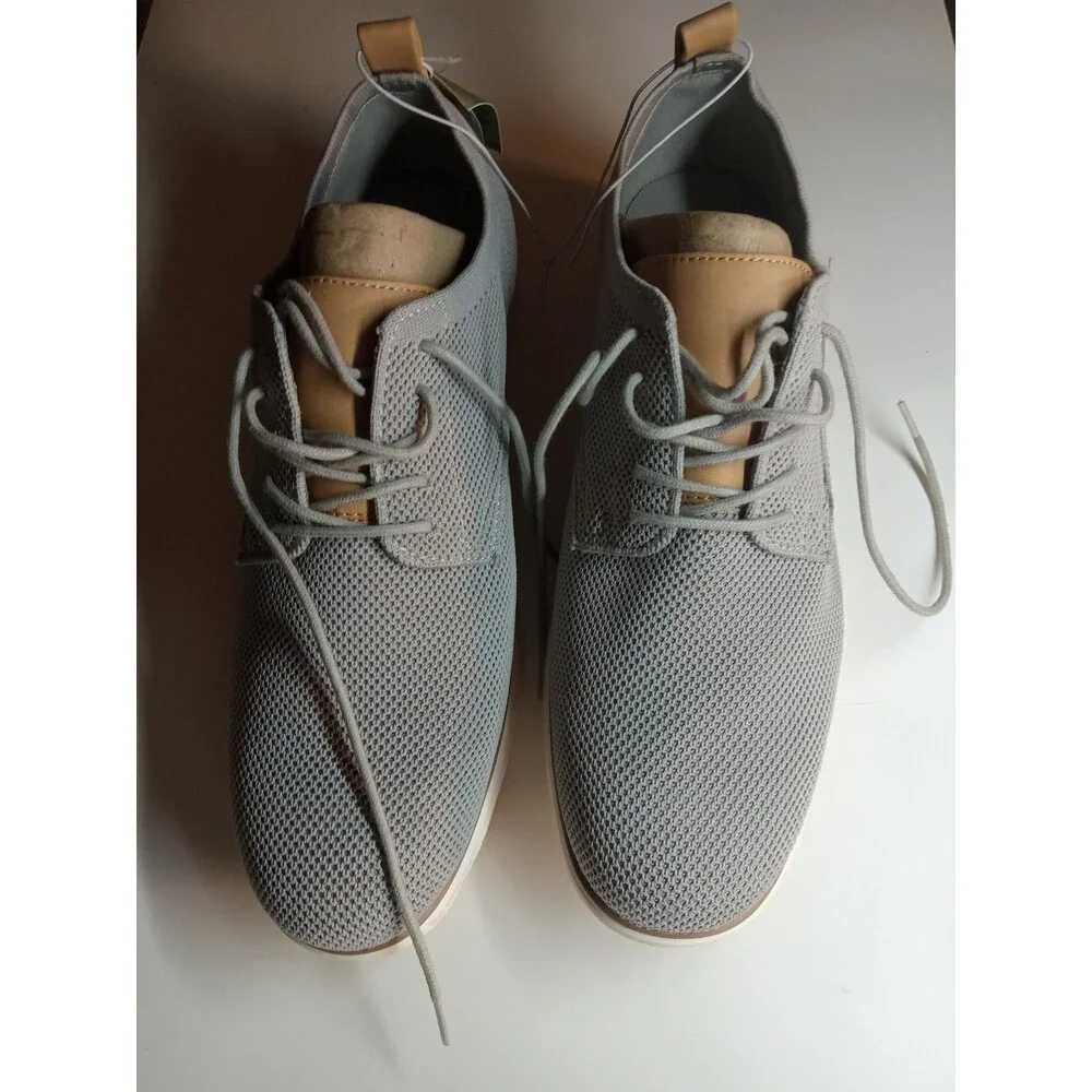Goodfellow & Co Men's Kev Knit Dress Shoes in Gray, size 9